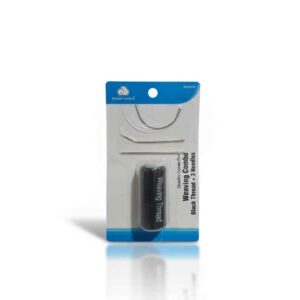 Weaving Combo Black Thread + 3 Needles