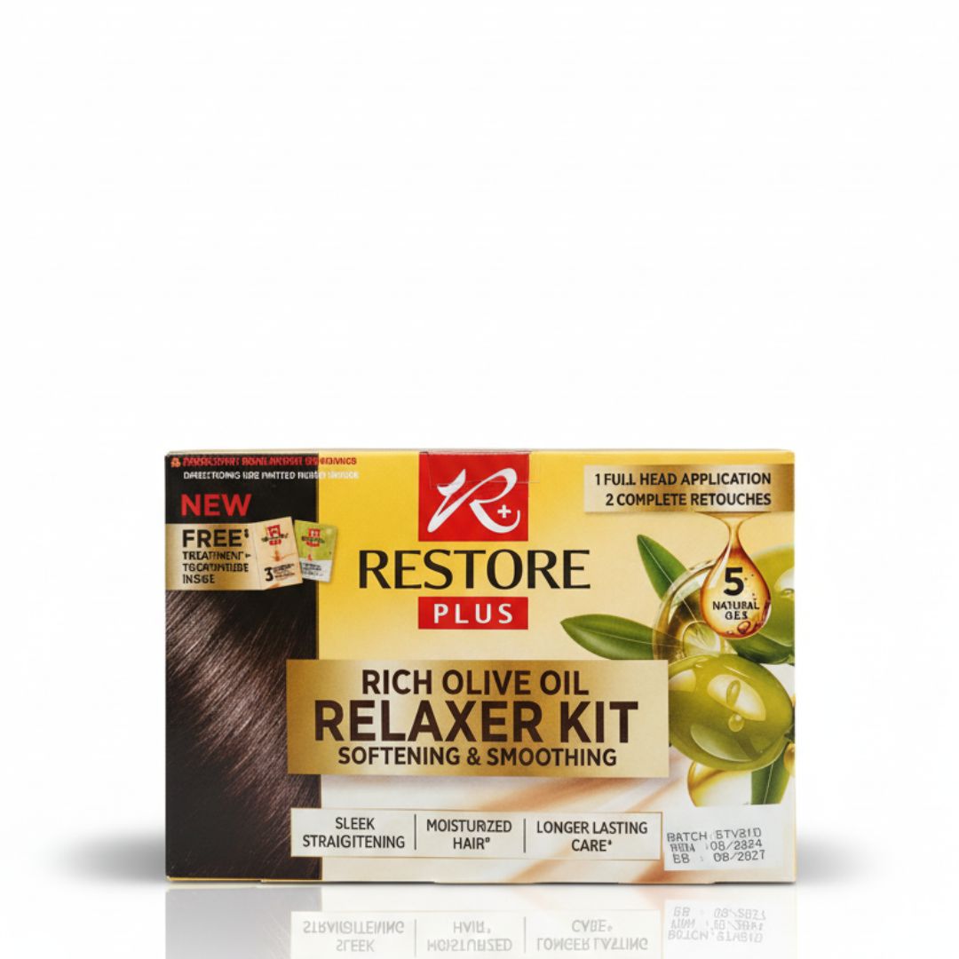 Restore Plus Rich Olive Oil Relaxer Kit